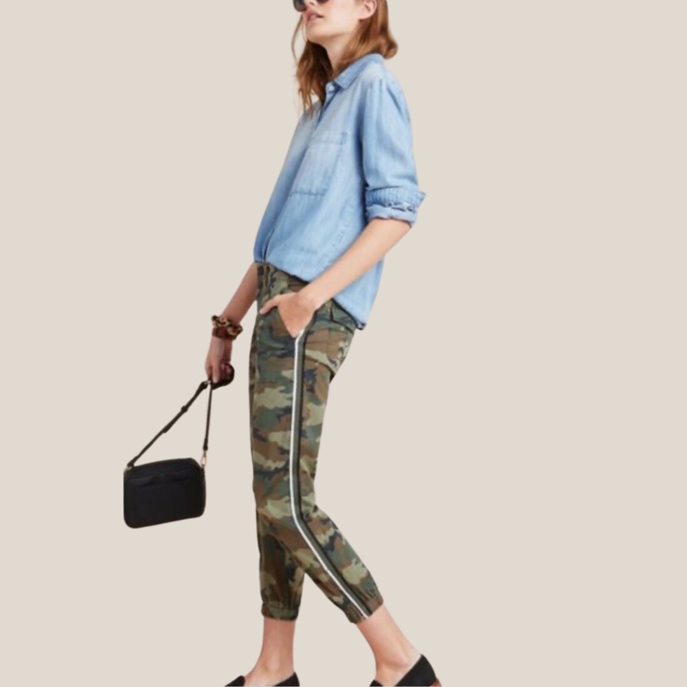 Sanctuary Striped Camo Joggers / Size 24 / From Anthropologie